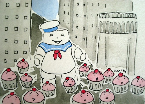 Stay Puft And Cupcakes
