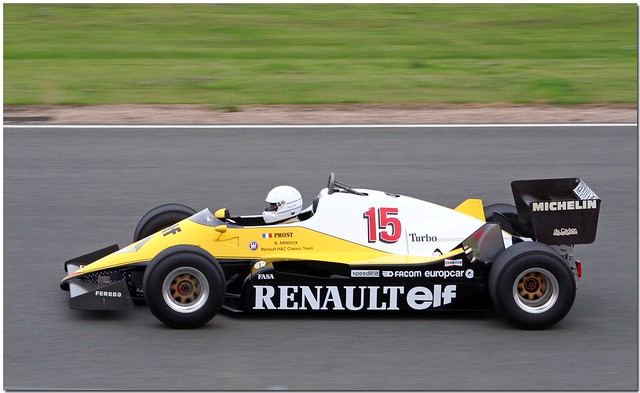 Rene Arnoux Renault RE40 Turbo F1