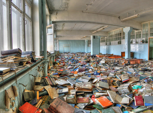 Ruined Russian library, 6