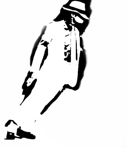 Michael Jackson stencil