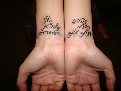 Quote Wrist Tattoos