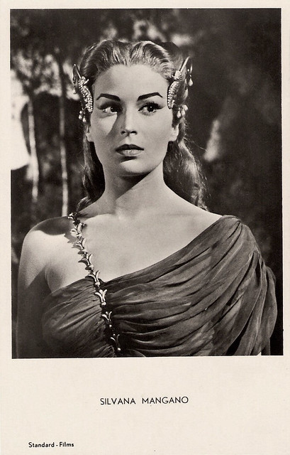 Still from Ulisse 1954 Mario Camerini in which Silvana Mangano played 