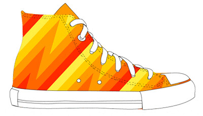 Design   Converse Shoes on Converse Orange Electrik Customised Shoes Want Your Own Visit My Page