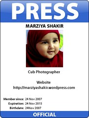 Marziya Shakir Cub Photographer by firoze shakir photographerno1