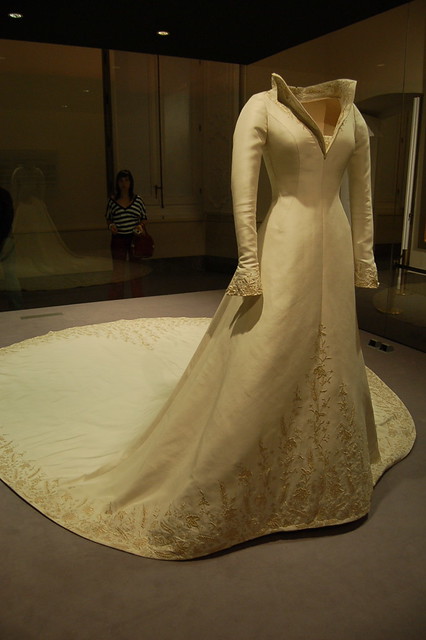 Wedding Gown used by Princess Letizia Palacio Real de Aranjuez Museo de 