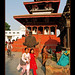 Nepal-Kathmandu-girls-temple