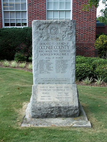 Veterans Monument, Watkinsville, Georgia by J. Stephen Conn
