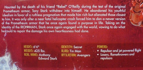 Heroes Reborn Iron Man (description)