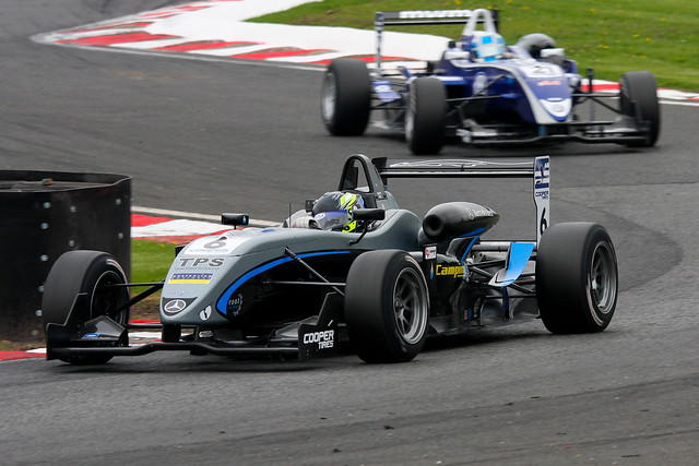 Reigning British Formula Ford champion Scott Pye at Brittens British F3 