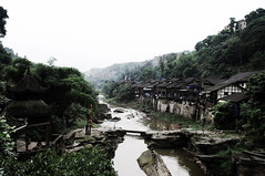 an old Chinese town