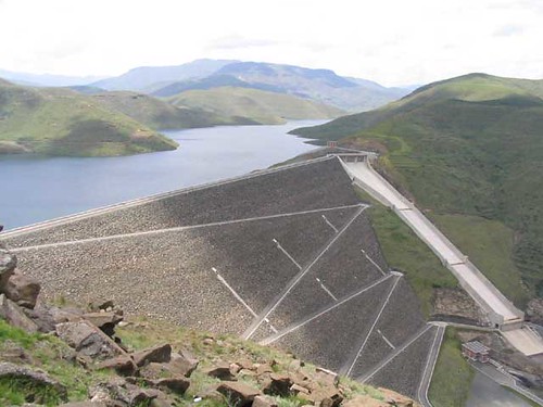 The Mohale Dam located in the Mountain Kingdom of Lesotho in Southern Africa. by Pan-African News Wire File Photos