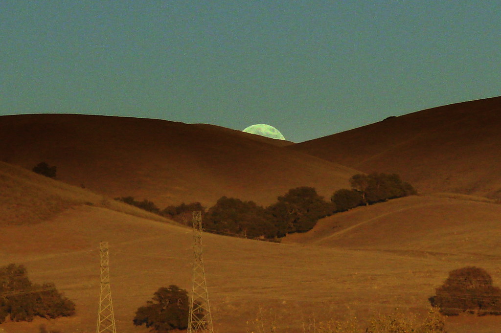 Moonrise Over Santa Teresa