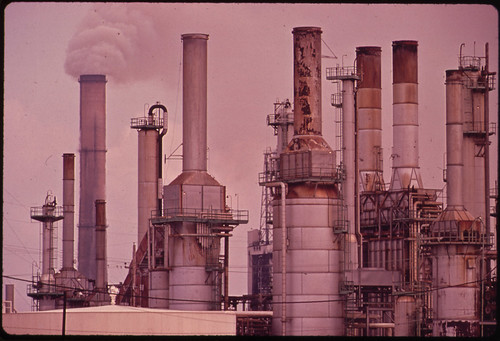 Smokestacks of Chemical Plant 11/1972