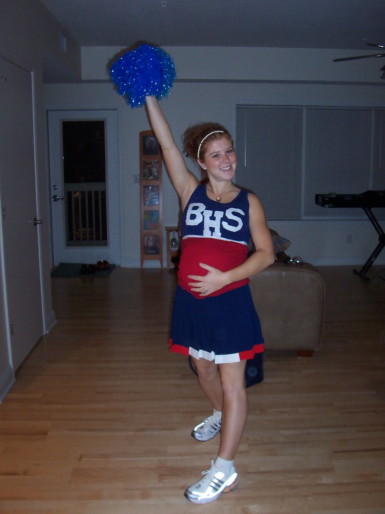 Pregnant high school cheerleader