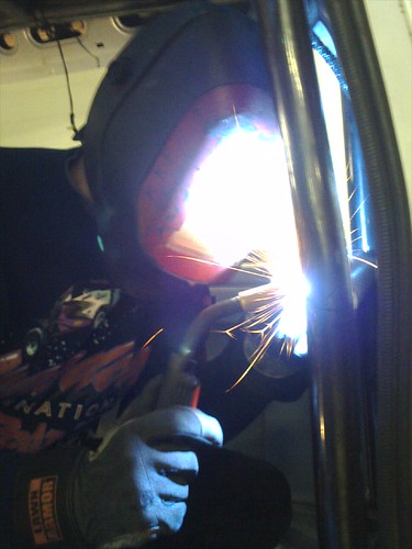 Rory Welds the Cage