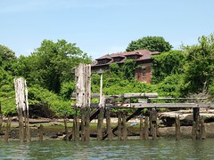 Abandoned Nurse's Home on North Brother Island, East River, Bronx NYC