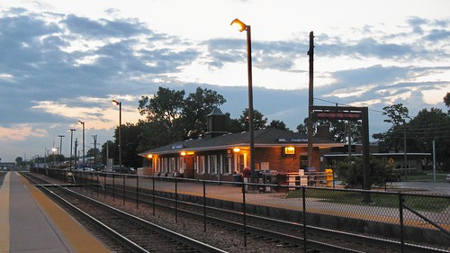 The Metra Franklin Park commuter rail station. Franklin Park Illinois. June 2008. by Eddie from Chicago