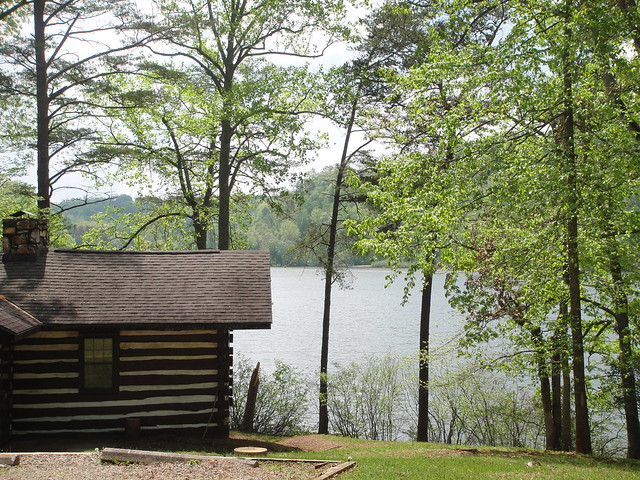Cabin 8 has an amazing view at Fairy Stone State Park