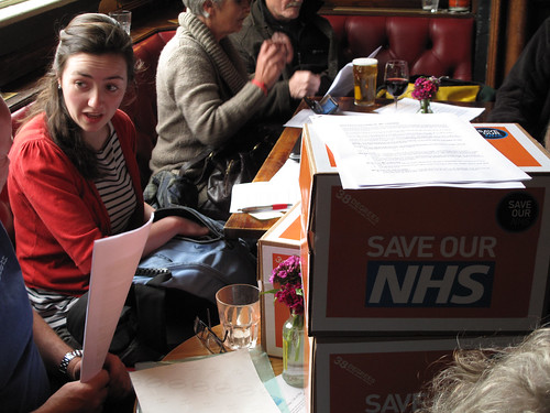 NHS Petition Hand-in: Nick Clegg