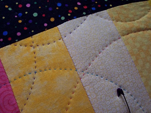 Detail of quilting