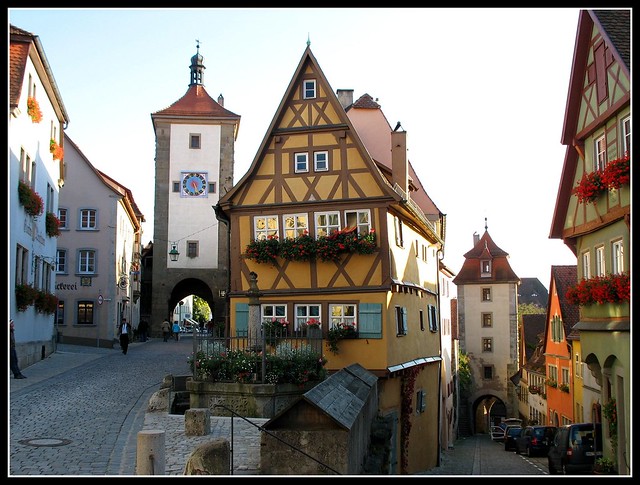 The most famous Place - Rothenburg ob der Tauber, Bavaria Germany