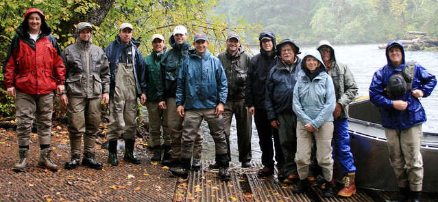 McKenzie River two-fly tournament contestants
