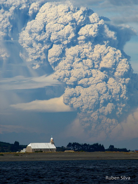 Erupción Volcan Chaitén