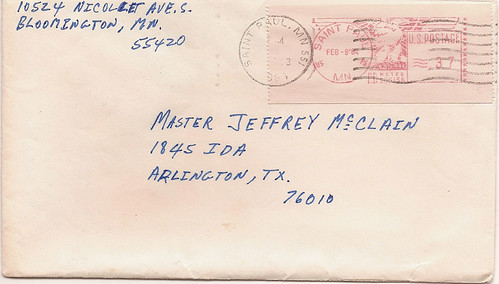 Envelope from Dad