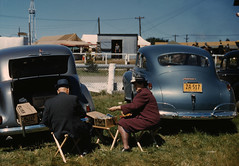 Jack Delano: Picnickers at the state fair, Rutland, Vermont, 1941