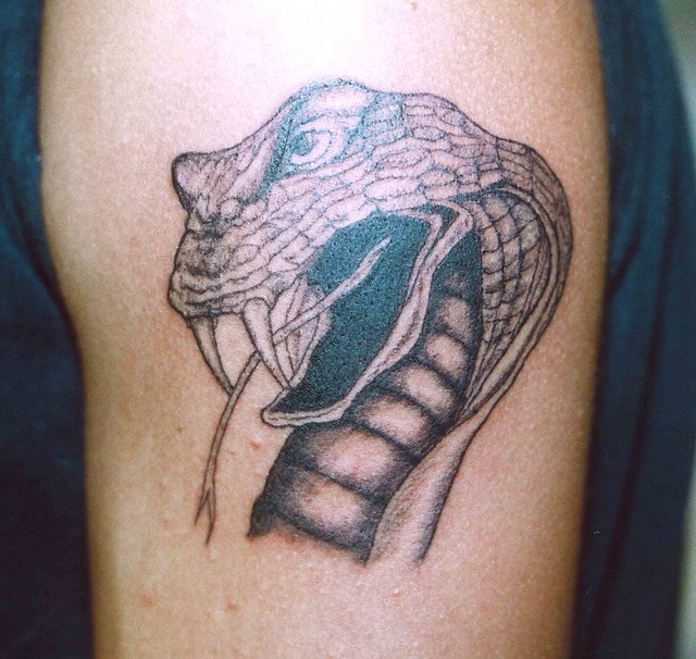 Serpente Cobra Americo tattoo l'aquila Serpente Cobra Americo D'Antonio 