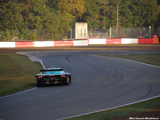Maserati MC12 Corsa with backfire during the Fia GT Championship at the