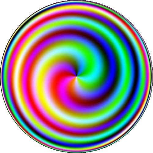 Coloured spiral