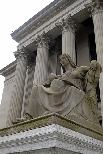 "The Future" statue at the National Archives