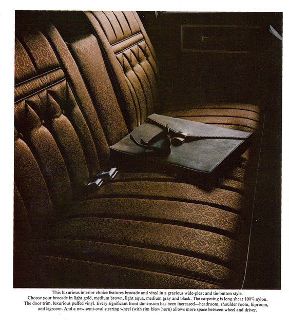 1970 Lincoln Continental Sedan Interior