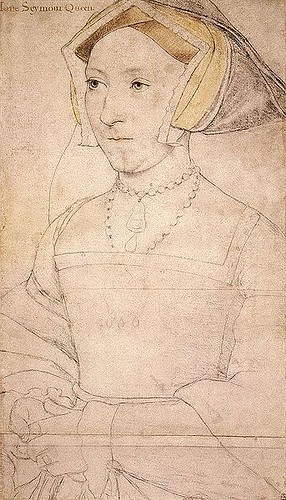 Preparitory Sketch of Queen Jane Seymour This is Hans Holbein's ad vivum