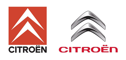 Citroën logo - Rebrand - Old and New