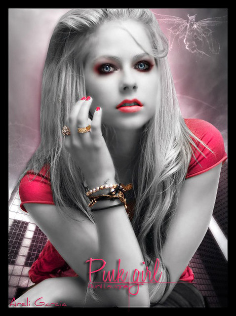 Avril Lavigne Pink Girl Olaa bno pues hise un blend de avril haha am 