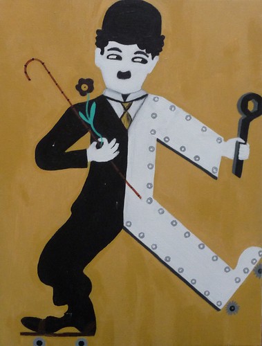 Chaplin painting