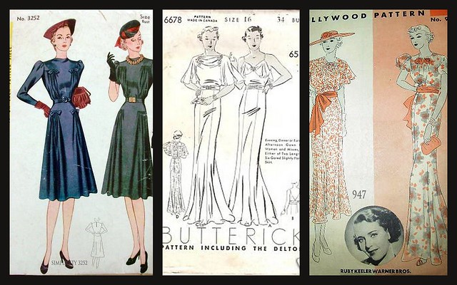 Your Pattern Shop, vintage sewing patterns for sale,1930s, 1940s