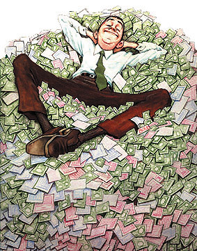 bed of money | Flickr - Photo Sharing!
