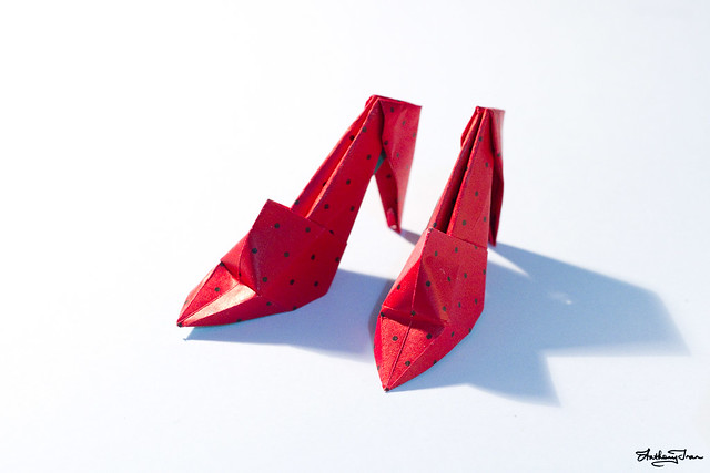 Origami High-Heel Shoes | Flickr - Photo Sharing!