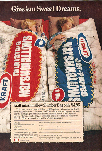 1980 Kraft Marshmallow Magazine Ad