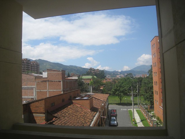 View from the hallway of my Envigado apartment