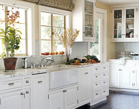 Kitchen Design Pics on The Perfect White Kitchen  White Cabinets   Painted Floor   Subway