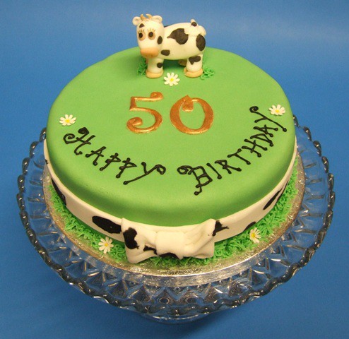 Birthday Cake Photos on Cow 50th Birthday Cake   Flickr   Photo Sharing