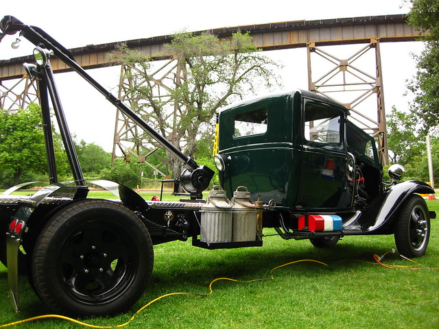 Classic Tow Truck Lake Redding Caldwell Park area had a miniature car show