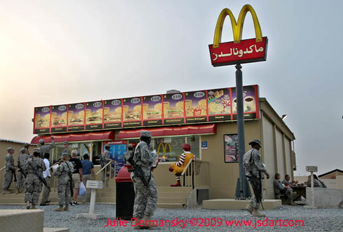 McDonald's in Kuwait on the American base in Ali Al Salem