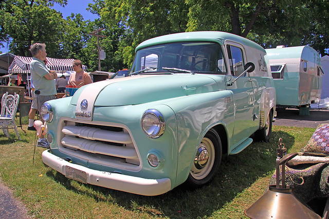 1955 Dodge Panel Truck Allegan Antique Market 62809