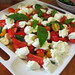 tomato,basil and mozarella salad