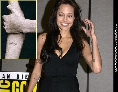 Angelina Jolie tattoos Find Your Favorite Tattoo here